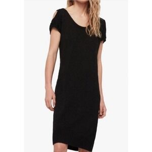 All Saints Carova Knit Cold Shoulder Sweater Dress Size Small NWT